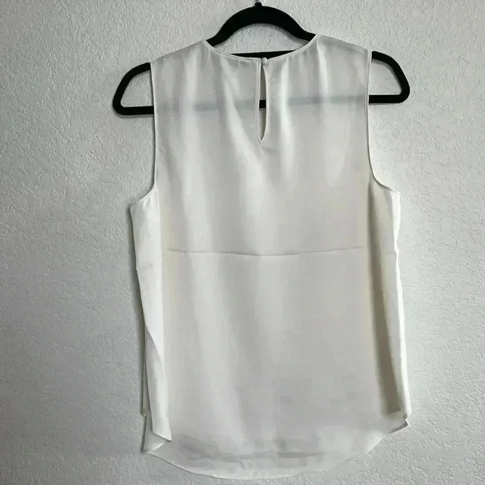 Banana Republic Silky Small Shell Off-white NWT - Picture 2 of 4